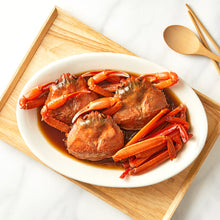 將圖片載入圖庫檢視器 (냉동) 울진 붉은대게 간장게장 연한 껍질 속 달콤한 살과 내장이 가득!
